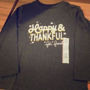 NWT - Cat & Jack .. Happy & Thankful size 4/5
